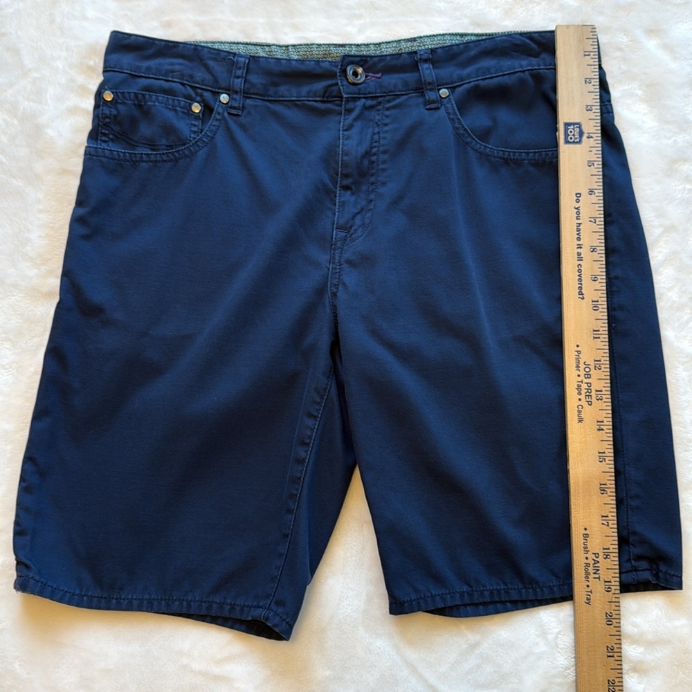 Ted Baker Men’s 5 Pocket Cotton Blue Shorts - Picture 9 of 13